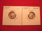 1923 P+S MERCURY DIMES,  SILVER, FREE SHIPPING (#948C)