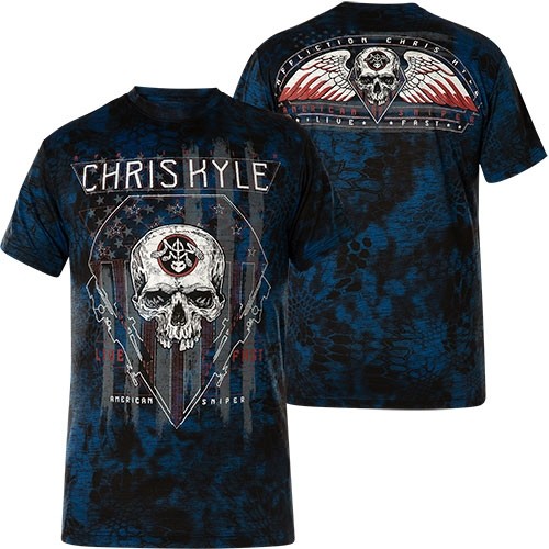 Футболка AFFLICTION футболки CK Stamp Blau 9990₽