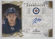 2019-20 Upper Deck Artifacts Auto Facts JC Lipon #A-JL Auto a2v