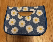 Altar’d State Lulu Daisy Floral Beaded Satin Clutch Bag Accessory Floral Bridal