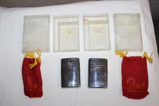 2 Vintage 1960 JON-E Hand Warmers Aladdin Mfg Regular Size w/Boxes & Pouches