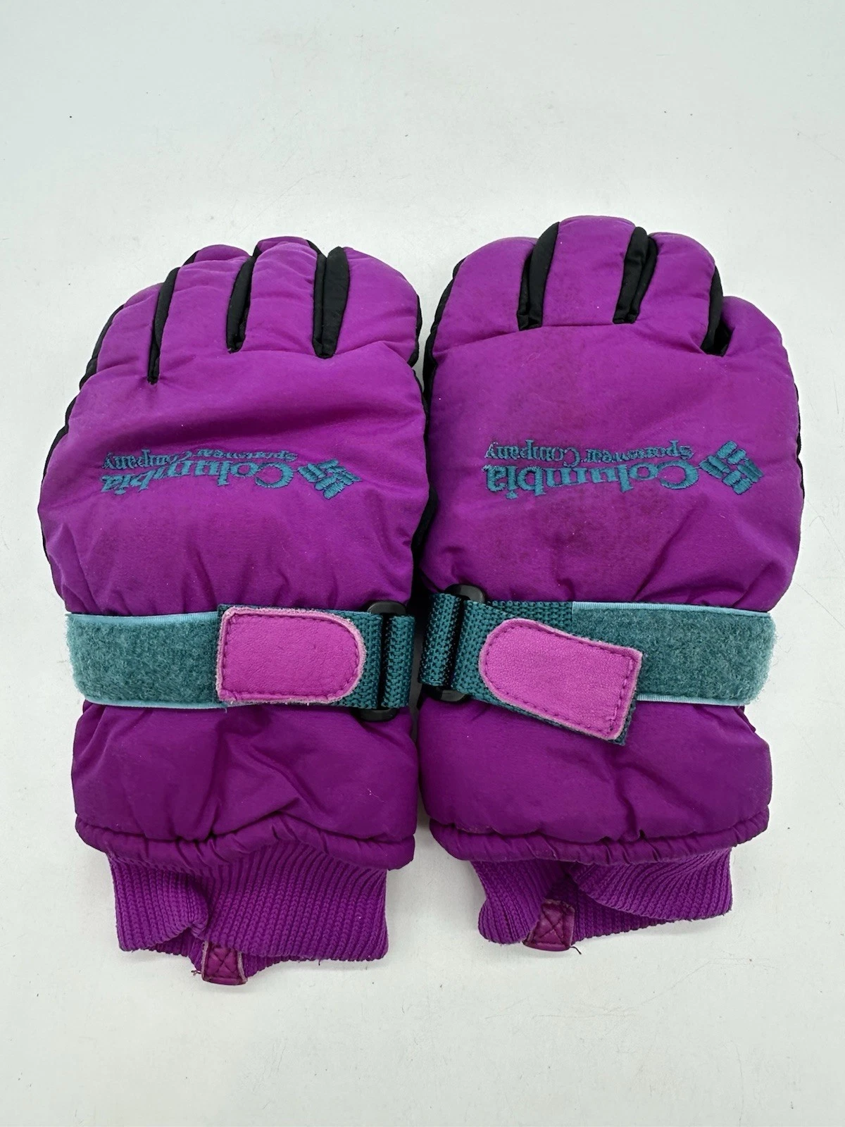 Vintage Columbia Ski Gloves Purple 80s 90s Retro Winter Snowboarding Womens M