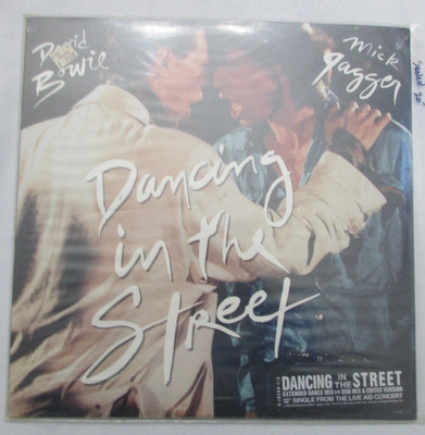 DAVID BOWIE & MICK JAGGER DANCING IN THE STREET SEALED  VINYL LP L53