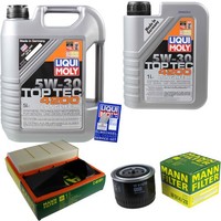 Mann Inspektionspaket 6L Liqui Moly Top Tec 4200 5W-30 FüR Iveco Daily IV