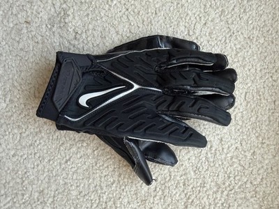 Nike Superbad 6.0 Black Football Gloves Size 2xl NFL Team Issued Used