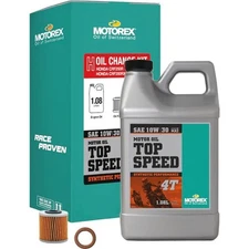 Motorex Top Speed 4T Full Syn 10W30 Oil Change Kit - Honda CRF250R/RX |