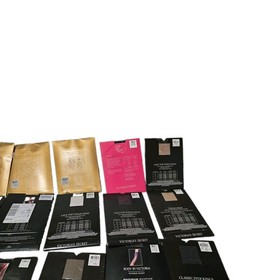 Victoria's Secret Women's Pantyhose Stockings Thigh Highs Nylons  Lot