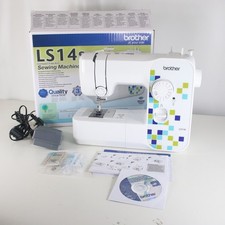 BROTHER Sewing Machine LS14s Free Arm 14 Stitch w/ Foot Controller Boxed - EHB