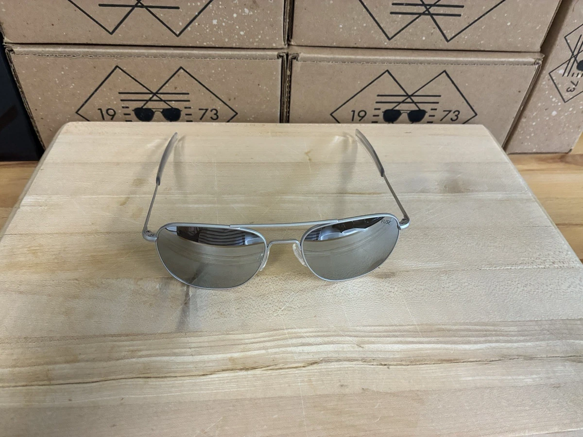 Randolph Engineering Silver Aviator Sunglasses for Men for sale | eBay