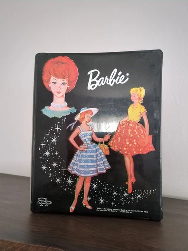Vintage  1964 Mattel Barbie Doll Case with Clothes & Accessories