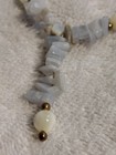 Hand Made Blue Lace Agate Necklace - 19" — photo 3