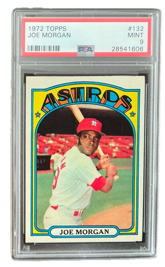 1972 Topps PSA 9 MINT Joe Morgan #132 HOF Houston Astros