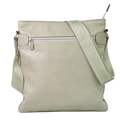 Sac bandoulière Louis Vuitton Sasha M32628 en cuir taïga beige polaire - Photo 1/4