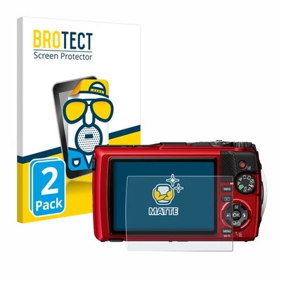 2 Pack Anti Glare Screen Protector for Olympus OM System Tough TG-7 Matte - Image 1 of 4