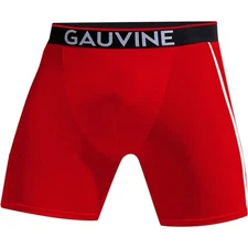 Gauvine Red Cotton Classic Boxer Brief 3014 mens underwear trunk longer
