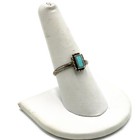 Southwest Sterling Turquoise Opal Chip Inlay Rope Twist Ring Lot of 5 #S5651-1 — photo 6