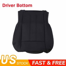 2011-2016 Fits Chrysler Town Country Driver Bottom Pu-leather Seat Cover Black
