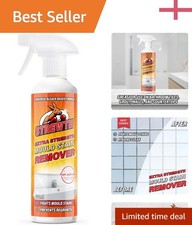 Extra-Strength Mould Stain Remover Foam Spray - 500ml for Fast Cleanup 17.98 per litre