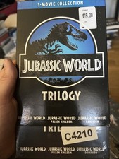 Jurassic World Trilogy w/Slipcover SDH DVD, 2023, Widescreen