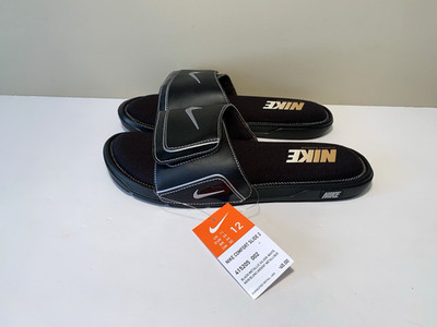 Nike Comfort Slide 2 Sandals Slippers Men s Size 12 Black 415205 New with Tag
