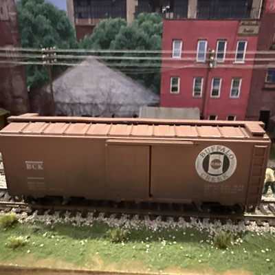 HO SCALE BUFFALO CREEK FLOUR BCK Unnumbered 40' BOX CAR WEATHERING MW/KDs