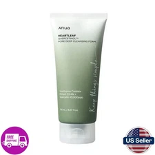 ANUA Heartleaf Quercetinol Pore Deep Cleansing Foam, Facial Cleanser