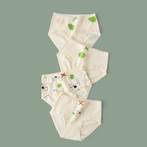 4-Pack Little Girls' Underwear Toddler Comfort Panties Baby Soft Cotton Briefs - Picture 19 of 50