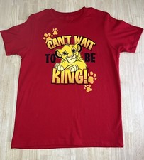  Youth XL DISNEY Store CAN  T WAIT TO BE KING Shirt LION KING SIMBA Tee NWOT