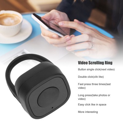 Remote Control Page Turner Charging Bluetooth Video Scrolling Ring Fingertip