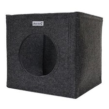 Cuccia per gatti cuccia per gatti in feltro grigio scuro adatta per Ikea Expedit Kallax