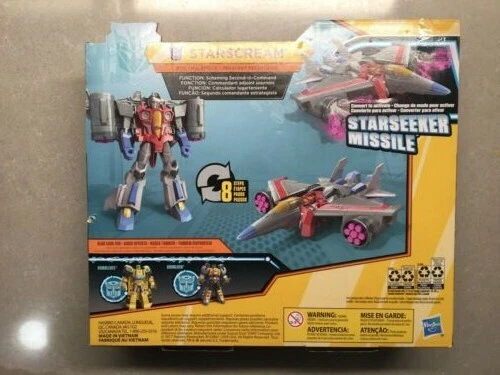 Transformers Cyberverse STARSCREAM Starseeker Missile Decepticon Ultra Class New - Image 2 of 4