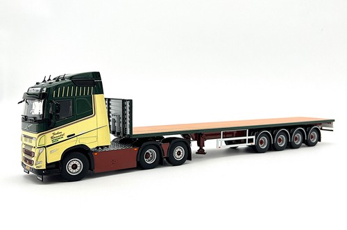 Volvo FH5 globetrotter 6x2 flatbed trailer "Torben Ramsdal" WSI truck models - 第 6/9 張圖片
