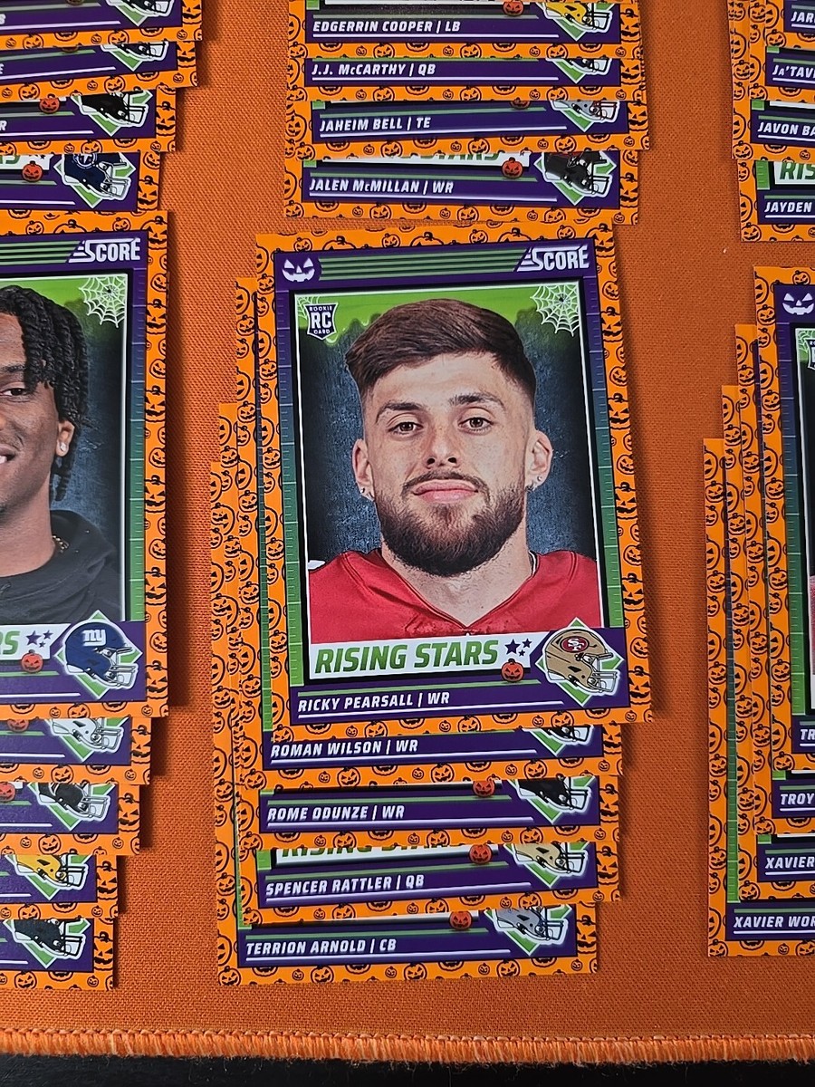 🟠🎃🟣 2024 Score-A-Treat Football Set Of Rising Stars Rookies #1