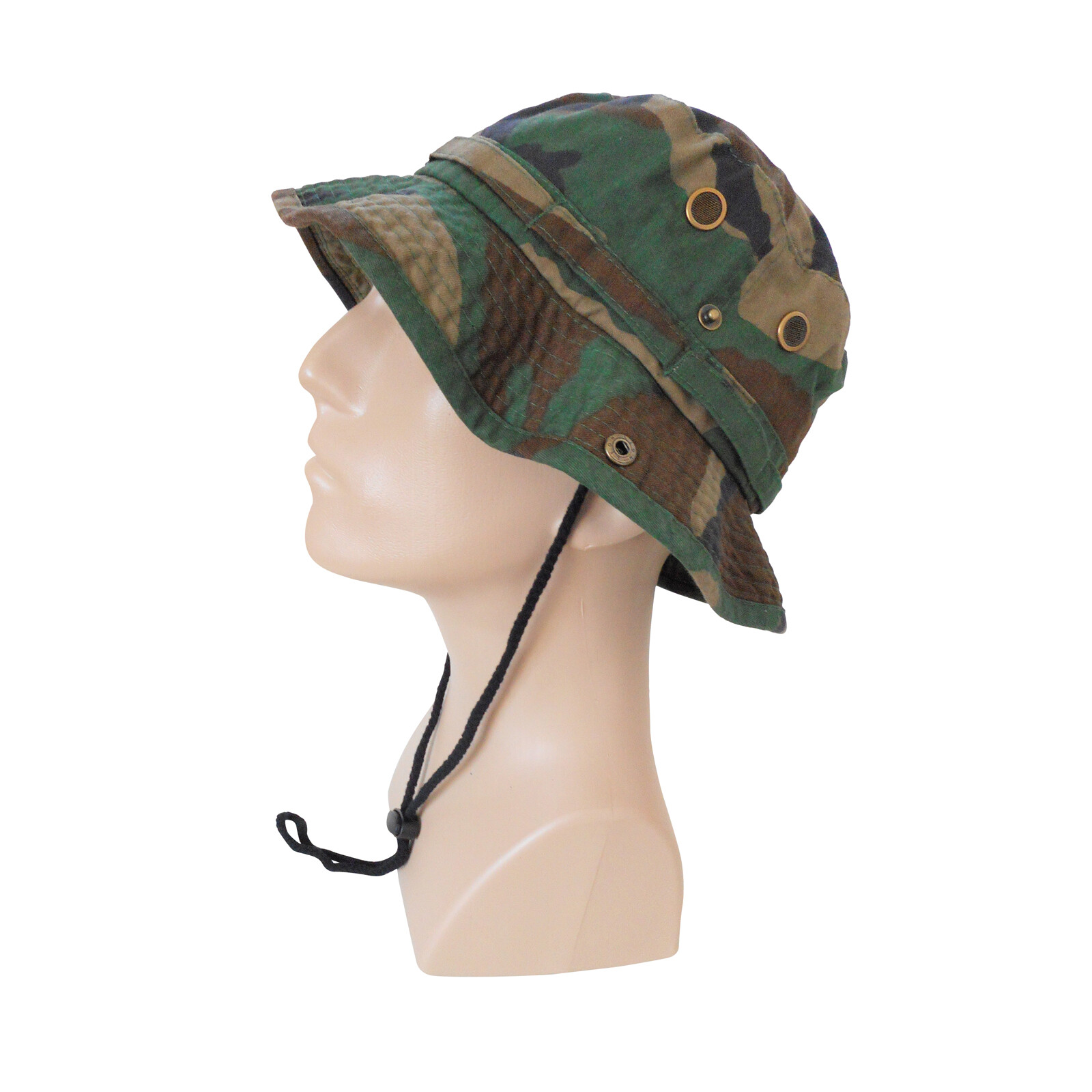 Camouflage Bucket Hat Green Brown Sizes Available Fast USA Shipping-image
