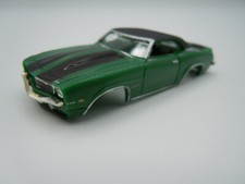 MODEL MOTORING GREEN W/ BLACK '69 CAMARO RS SHELL  NEW  FITS AURORA TJET