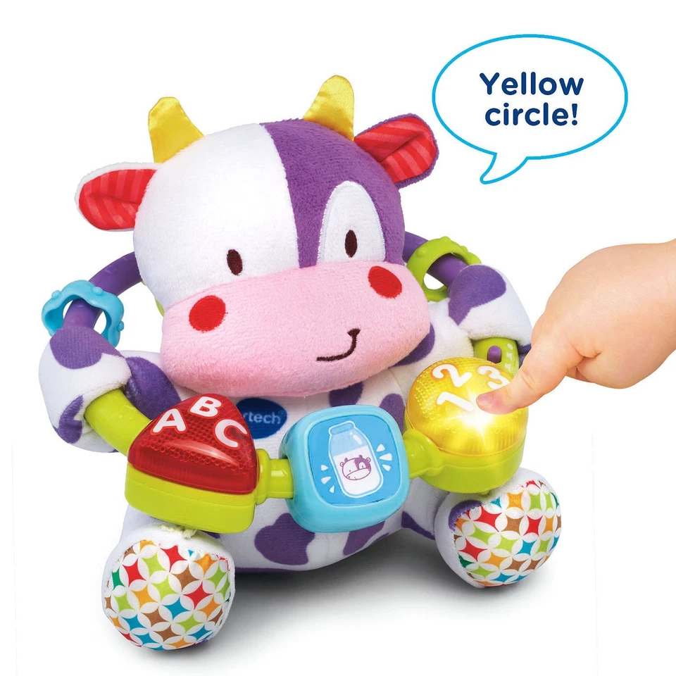 VTech Lil Critters Moosical Beads Soft Cow Toy for Babies 0-24 Months — 第 3/4 张图片