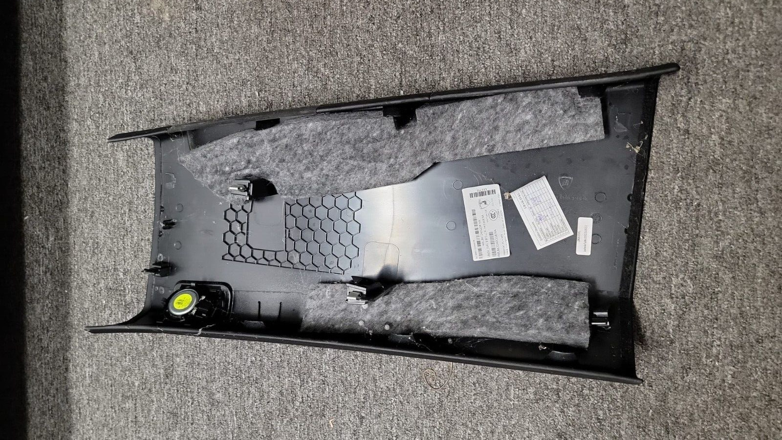 Lamborghini Urus Front Right Lower Interior B-Pillar Trim Cover 2019 - 2023 Oem