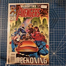 AVENGERS #368 VOL. 1 8.0+ NEWSSTAND MARVEL COMIC BOOK AA-227