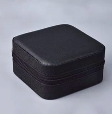 Women's Small Travel Jewelry Box - Black