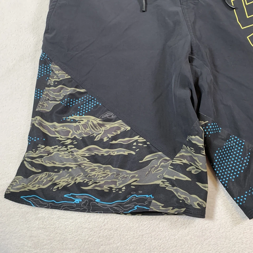 Reebok Crossfit Shorts Mens Size 40 Black Camouflage Athletic Training Gym 10" - Image 3 of 4