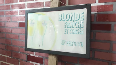 Enseigne lumineuse panneau bar cadre promotionnel bière Pelforth - Photo 1/3