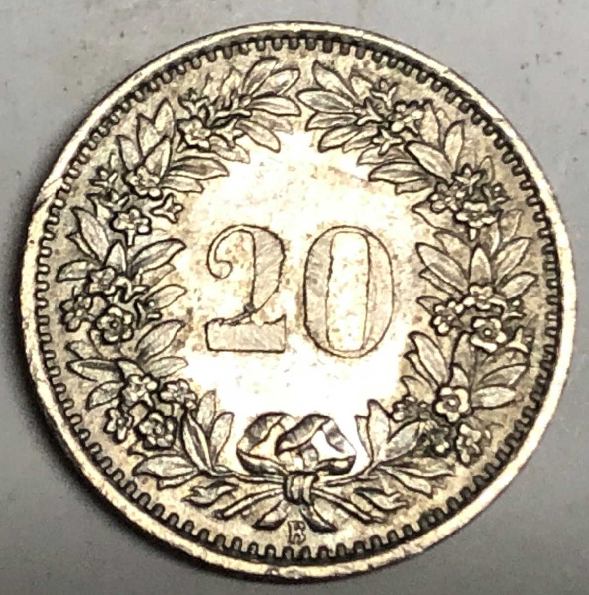 C1457 SWITZERLAND COIN, 20 RAPPEN 1969 | eBay