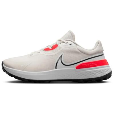 Nike React Infinity Pro 2 Golf Shoes Men Low-Top White Red DM8449-041