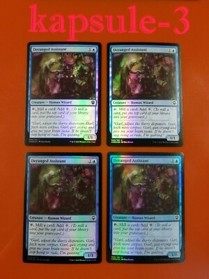 4x Deranged Assistant | FOIL | Commander Legends | MTG Magic Cards