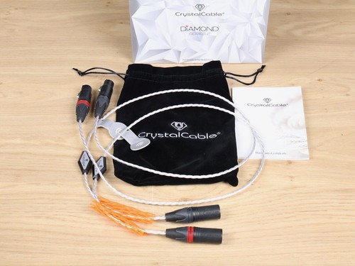 Crystal Cable Micro2 Diamond highend silver-gold audio interconnects 1,0 metre