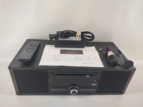 KEiiD CD Player mit Lautsprecher KD-F01 Bluetooth Heim Stereo FM Radio USB SD AUX