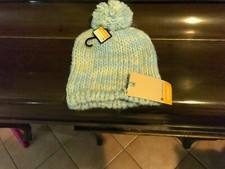 Cappello di lana donna bianco e celeste Oliviero Monti taglia unica