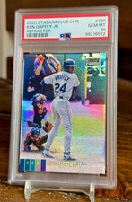2020 Ken Griffey Jr. Stadium Club Chrome Refractor PSA 10 Elite Set Flawless 🔥