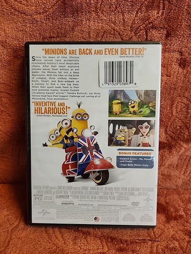 Minions - DVD "Serving Evil Since The Dawn of Time - NEW/ SEALED - Imagen 2 de 2