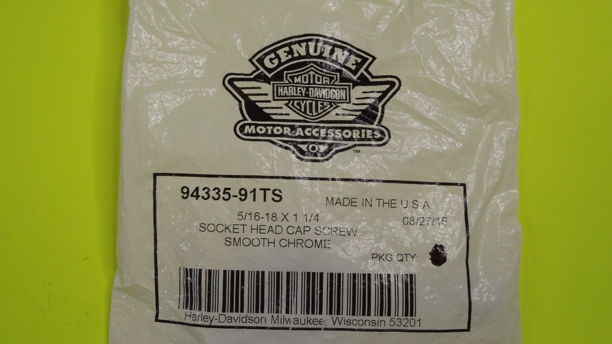 1 NOS OEM Harley Davidson 5/16-18 x 1-1/4